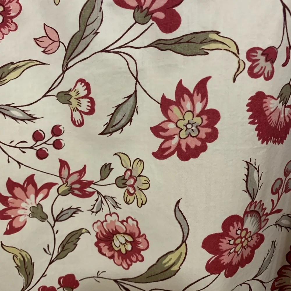 Pottery Barn Floral Euro Shams